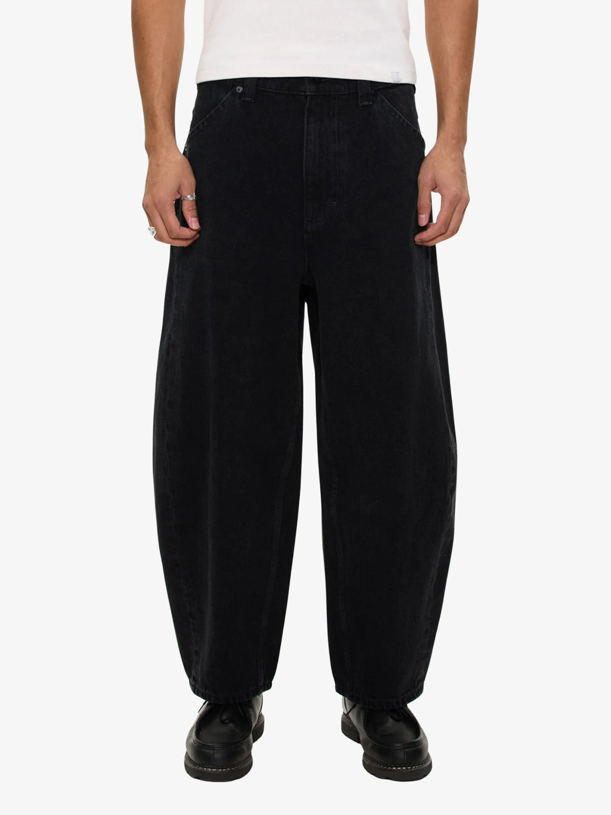 Abrand A6 Big Cocoon Skyler Jeans | WASHED BLACK