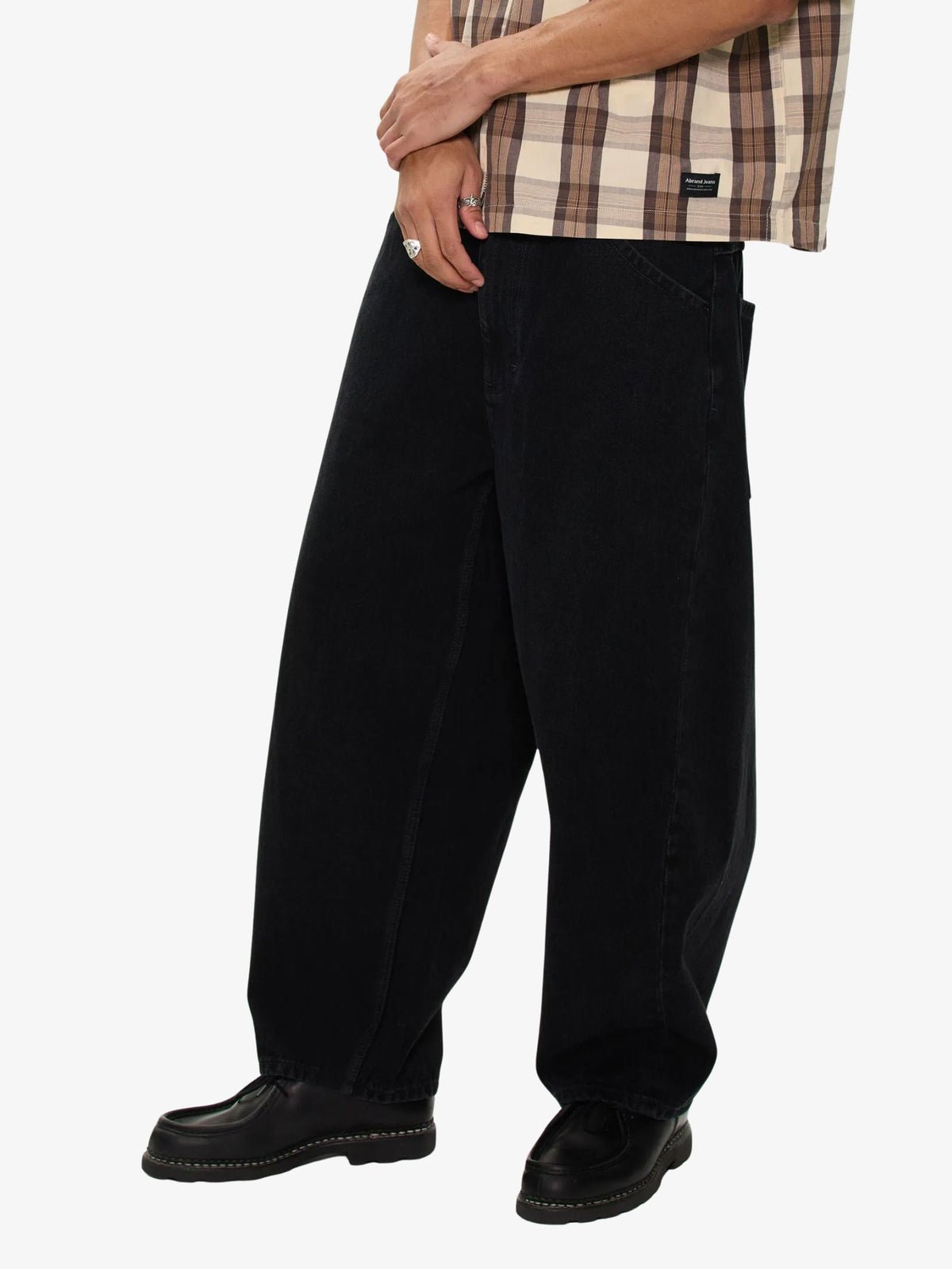 Abrand A6 Big Cocoon Skyler Jeans | WASHED BLACK