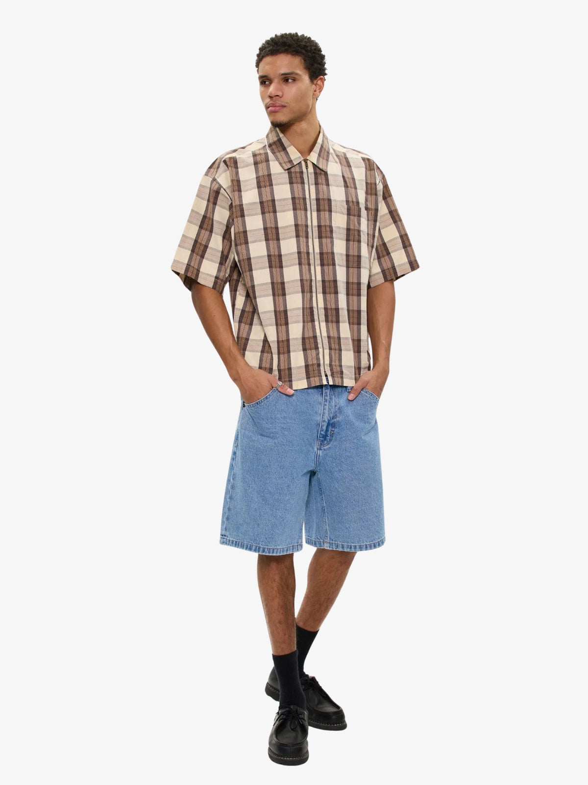 Abrand Bobby Zip Shirt | Bark Check