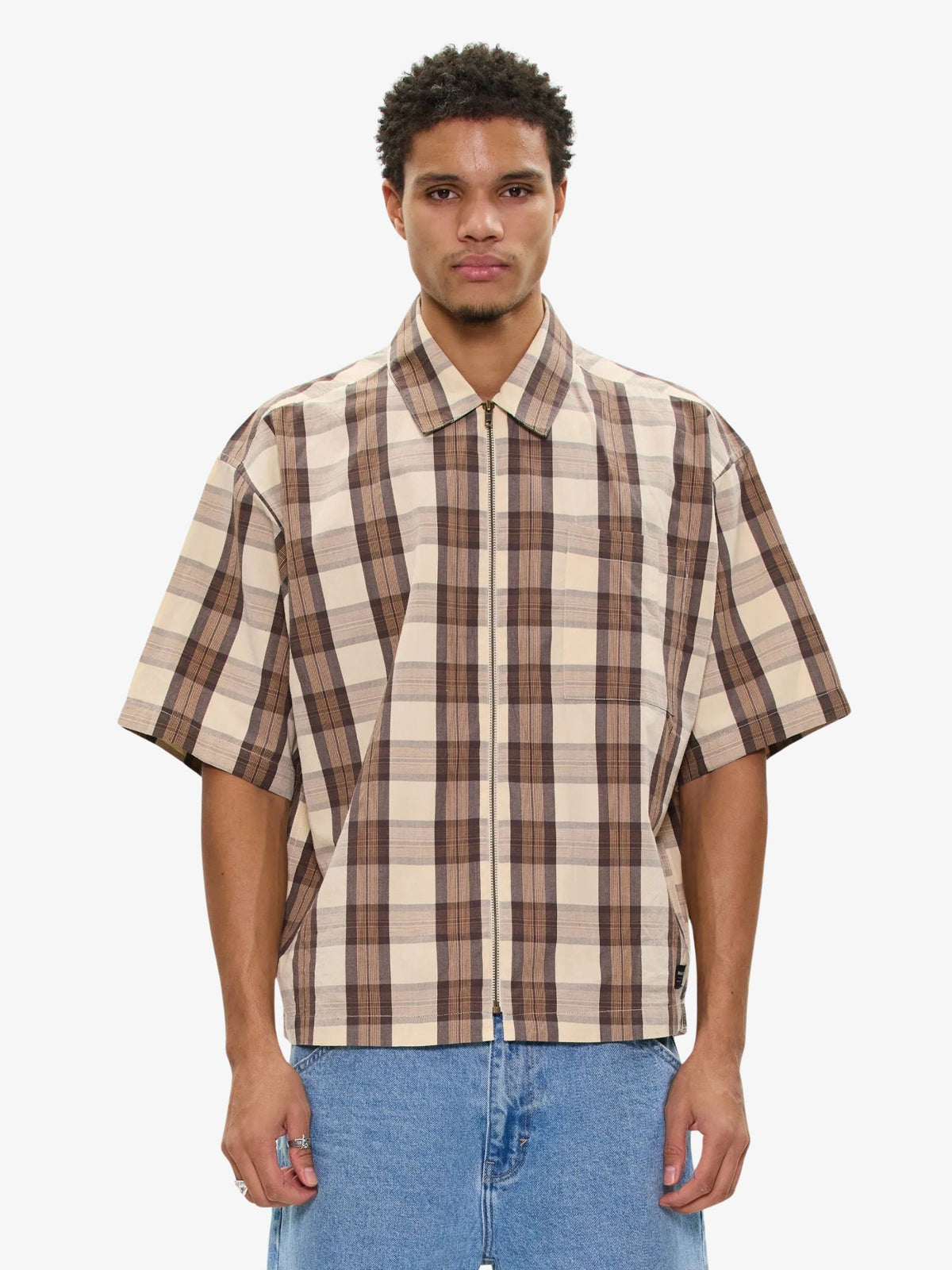 Abrand Bobby Zip Shirt | Bark Check