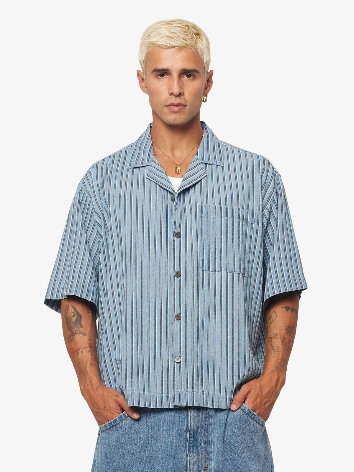 Abrand Bobby Shirt Stripe | Bark Stripe