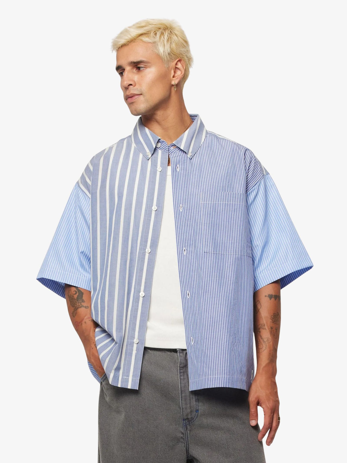 Abrand Bobby Mixmaster Shirt | Business Blue