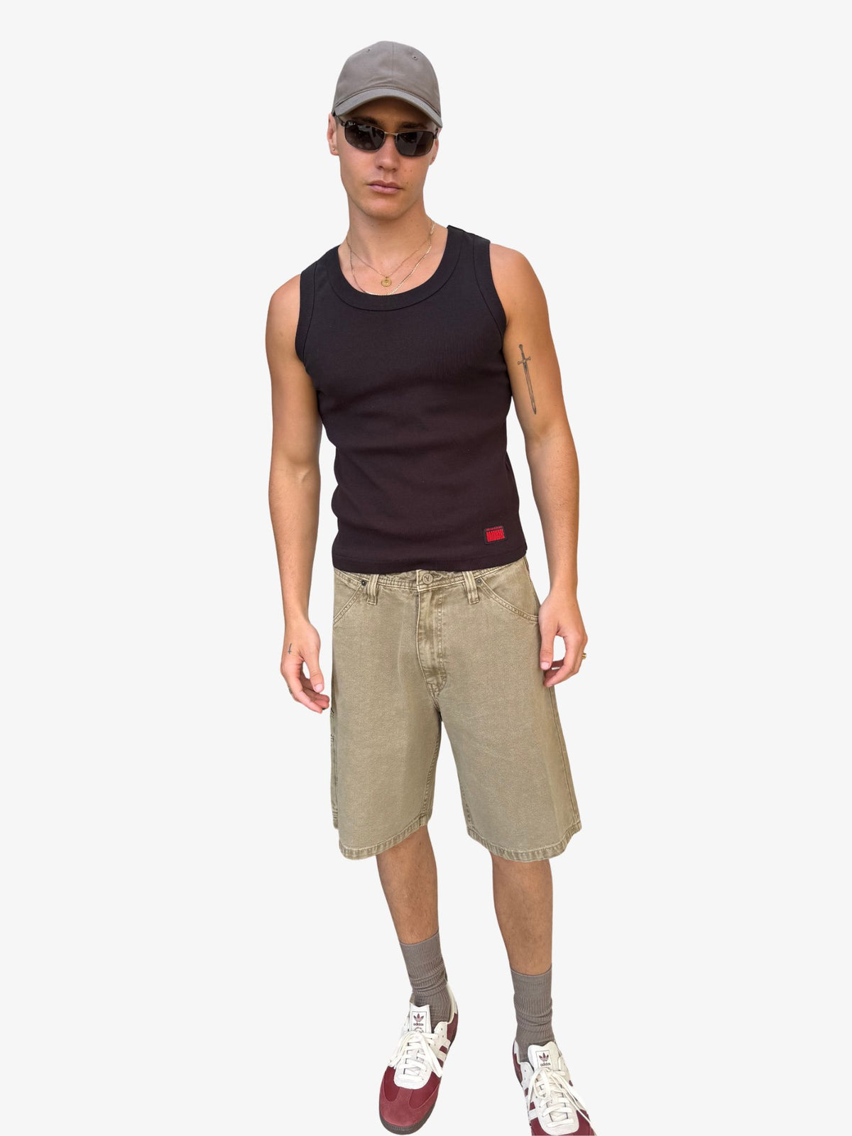 Abrand A5 Canvas Work Shorts | Dune