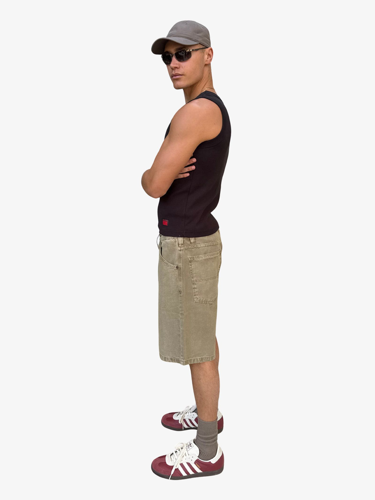 Abrand A5 Canvas Work Shorts | Dune