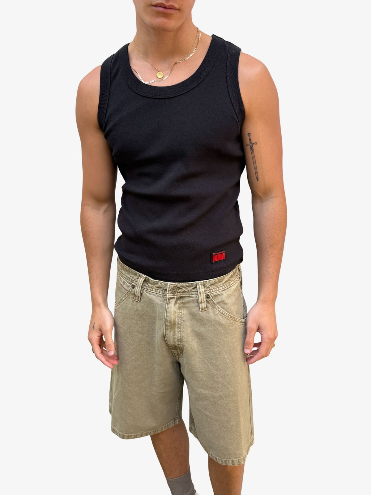 Abrand A5 Canvas Work Shorts | Dune