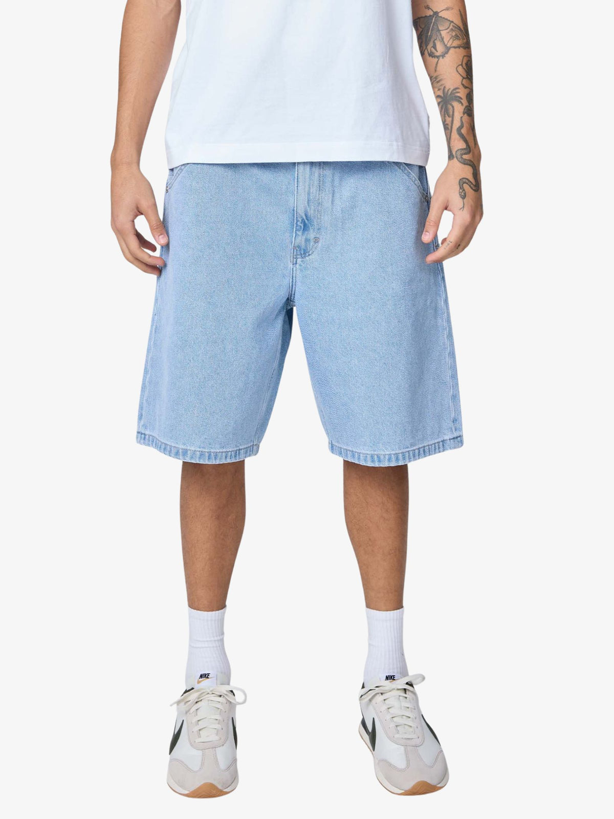 Abrand A5 Baggy Shorts Kevin | Light Denim