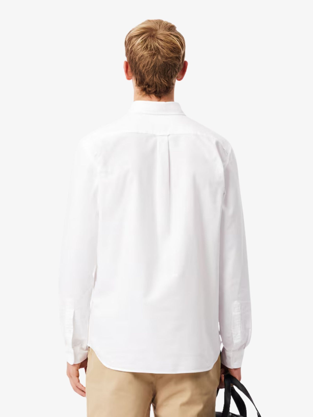 Lacoste Essentials Oxford Shirt | White