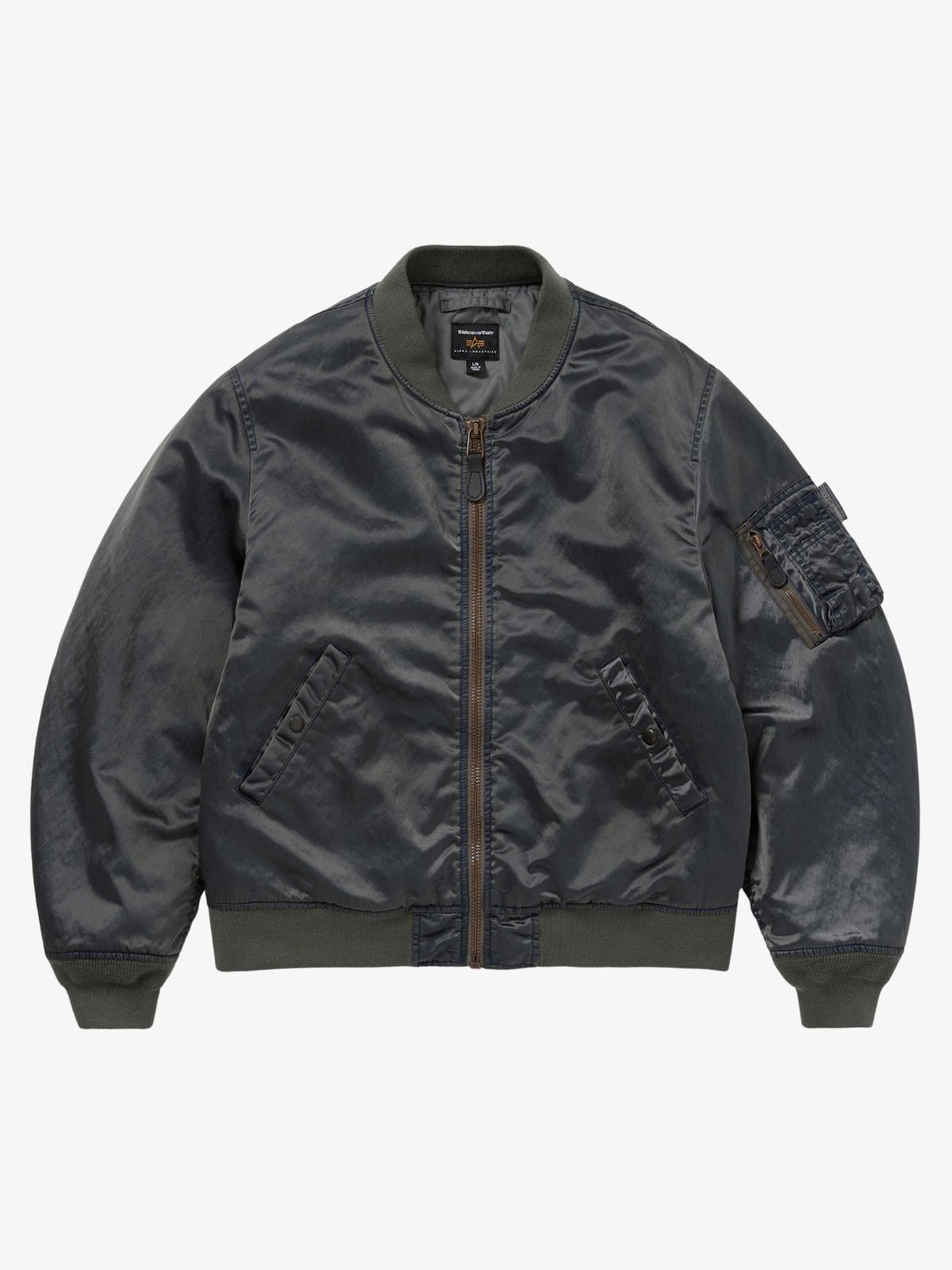 Alpha Industries Tnt X Alpha Ma-1 Flight Jacket | Gunmetal