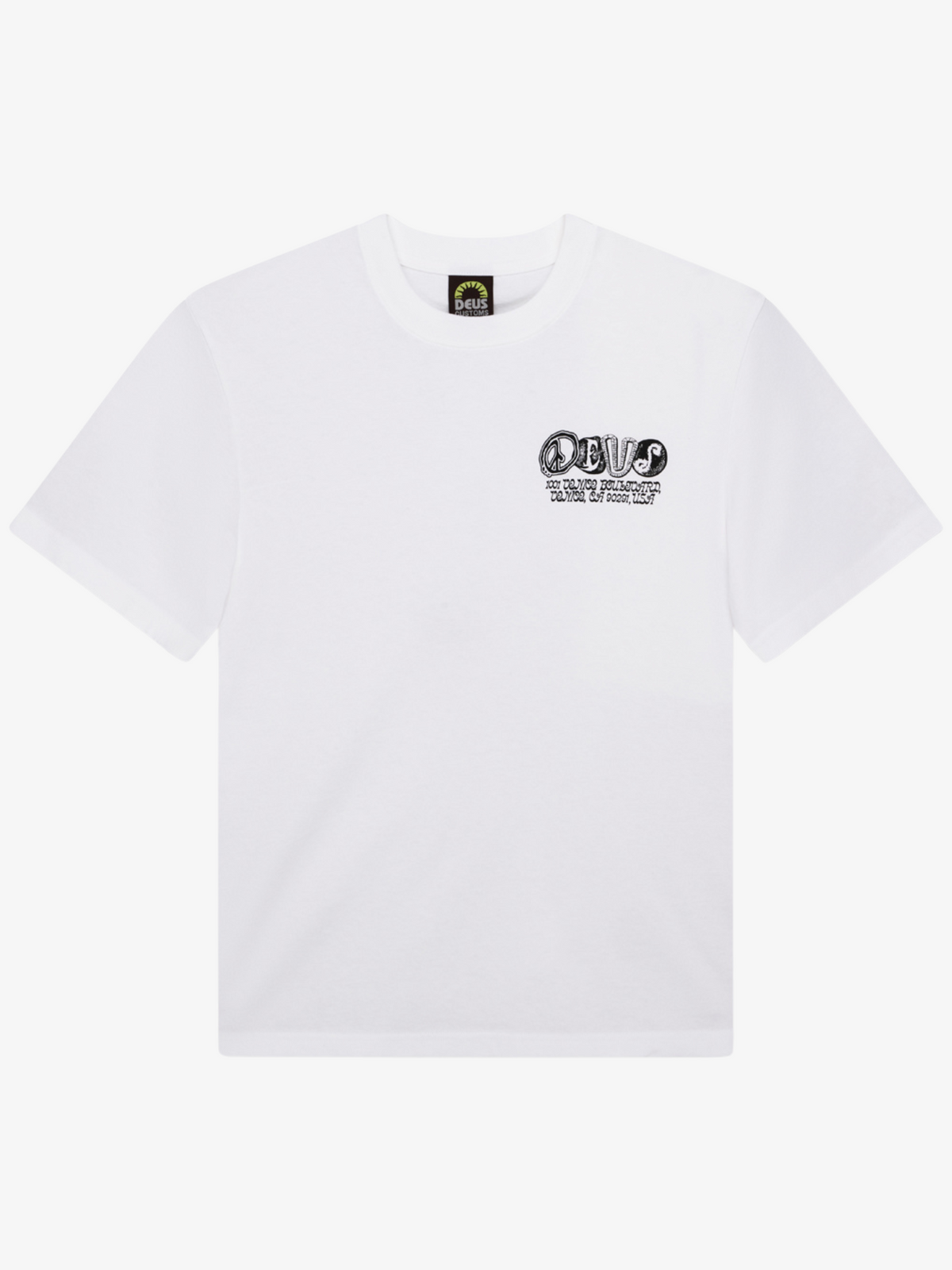 Deus Labryinth Tee | VINTAGE WHITE