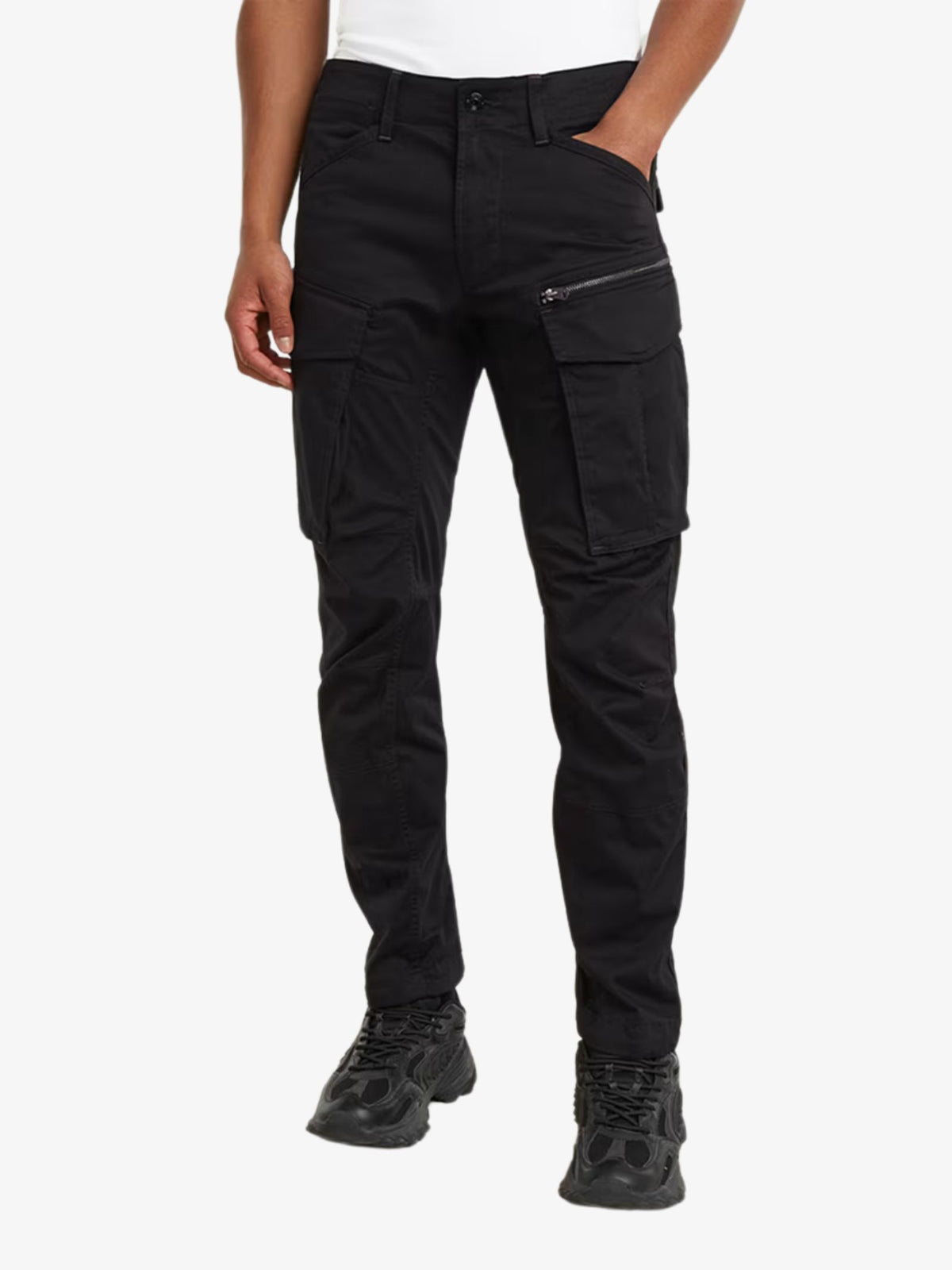 G-Star Rovic Zip 3D Regular Tapered Pants | Dark Black