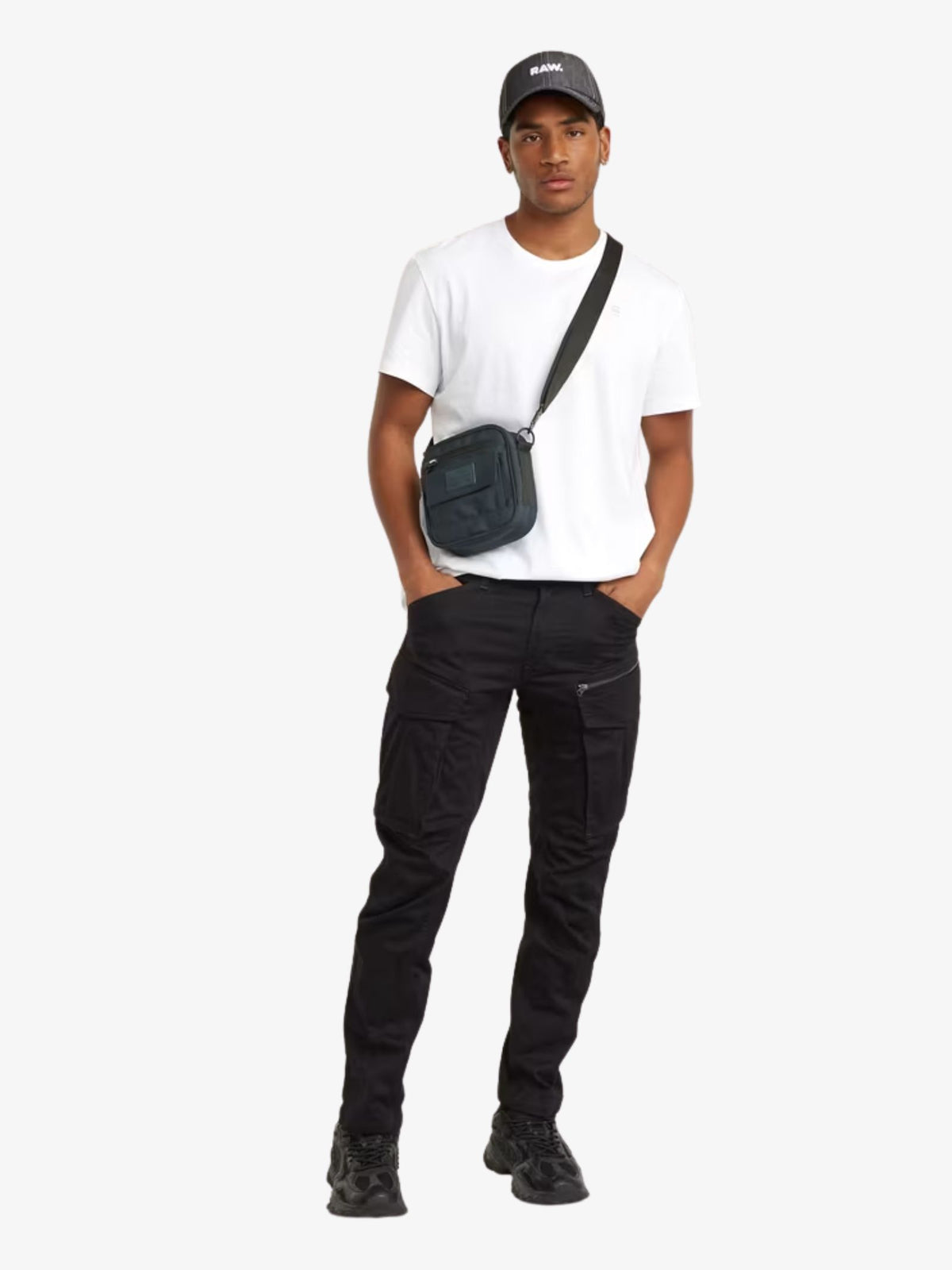 G-Star Rovic Zip 3D Regular Tapered Pants | Dark Black