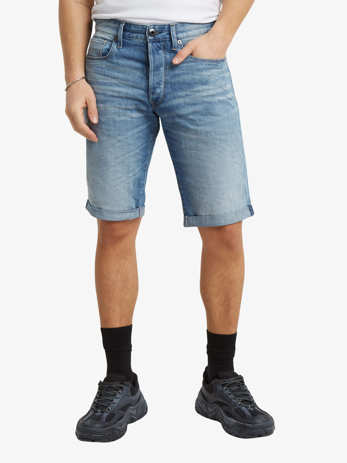 G-Star 3301 Short | Light Aged