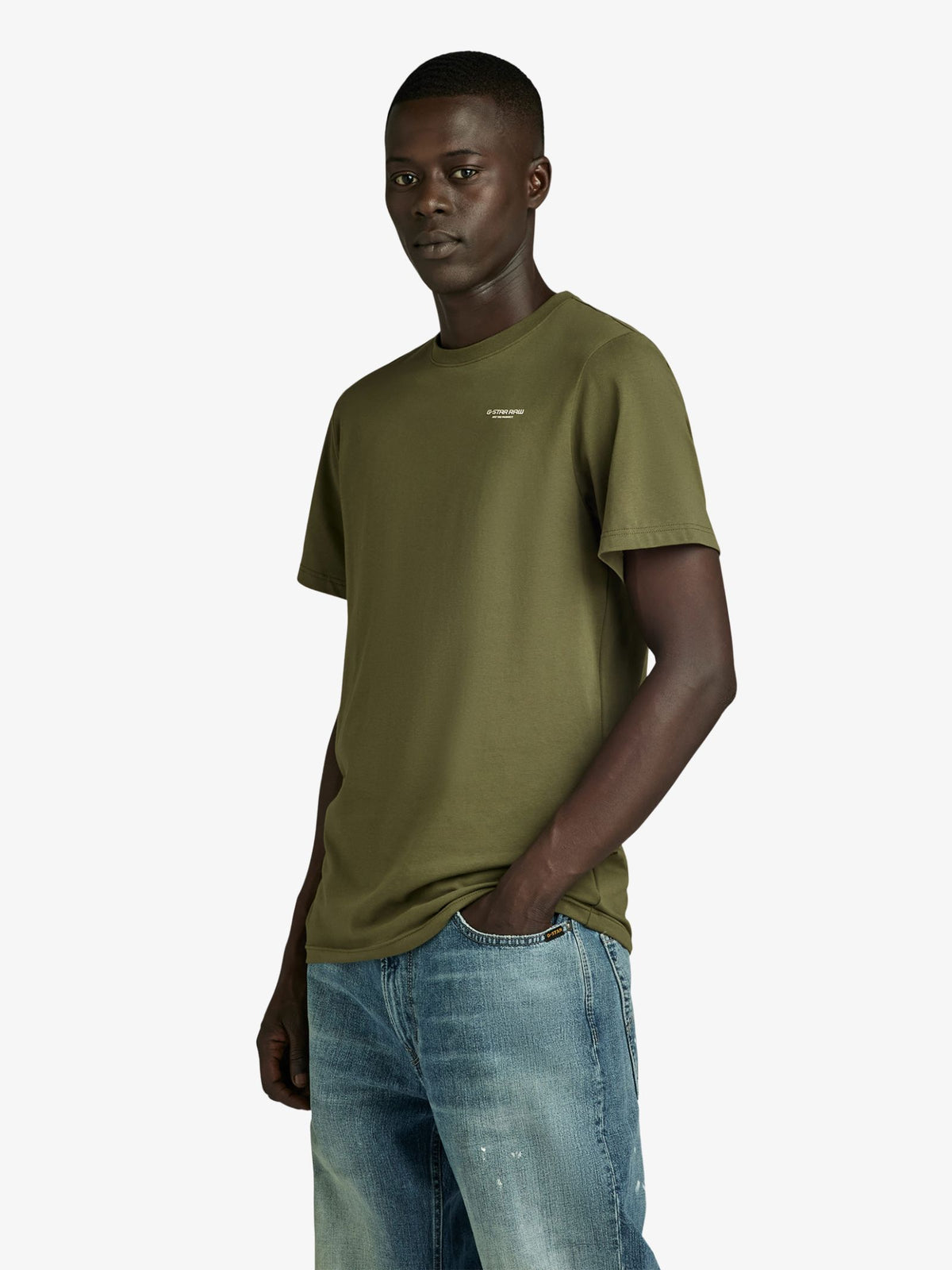 G-Star Slim Base R T-shirt | Shadow Olive