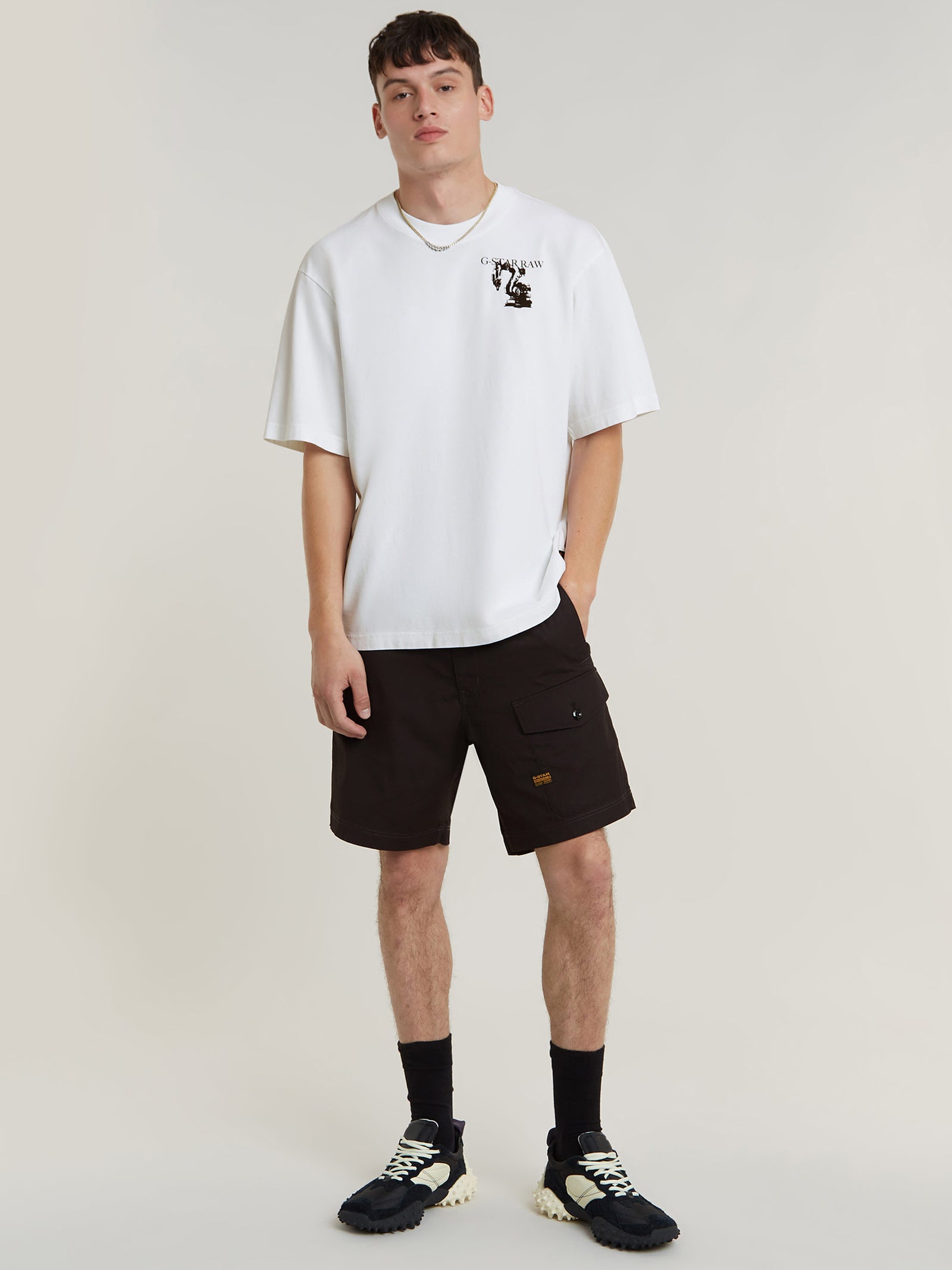 G-Star Sport Trainer Short Dark Black Glue Store