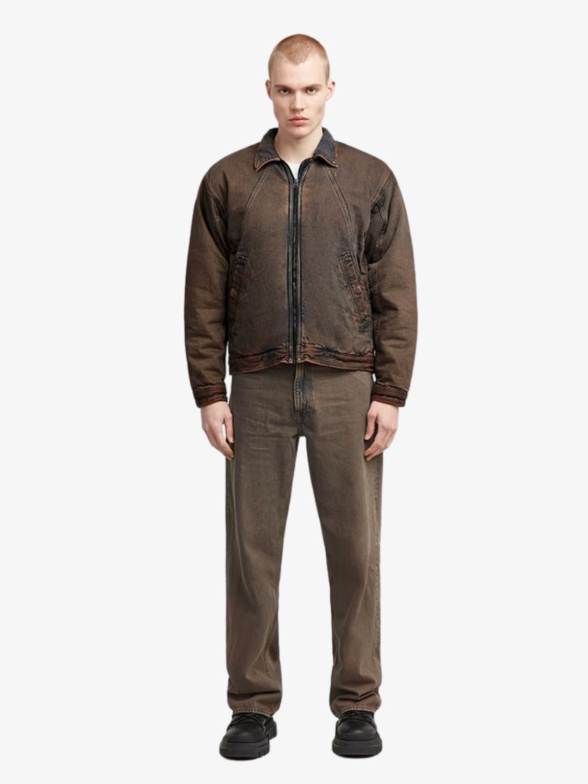 G-Star Type 96 Loose Jeans | Worn In Pecan Brown