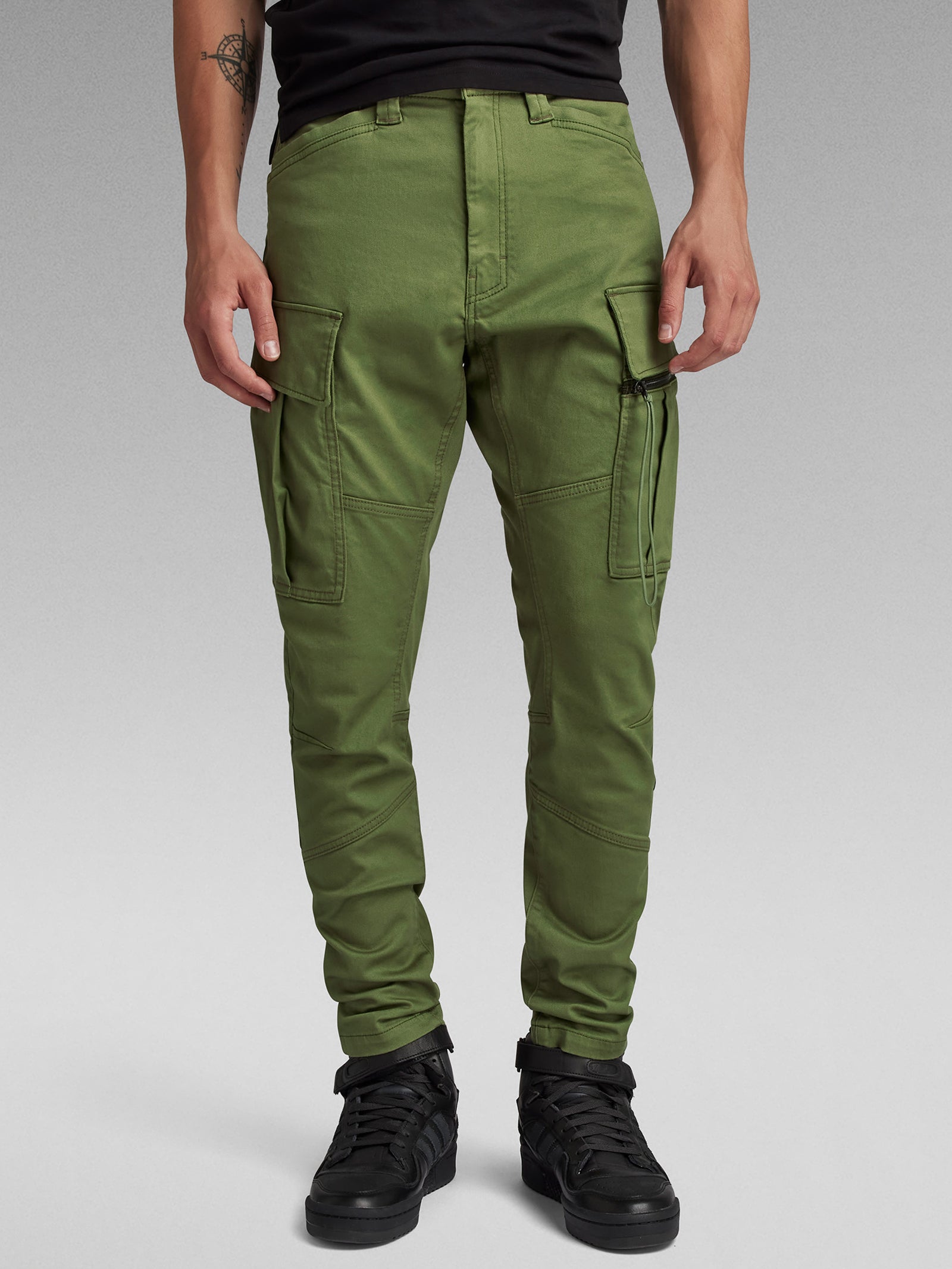 Zip Pocket 3D Skinny Cargo - Main Image