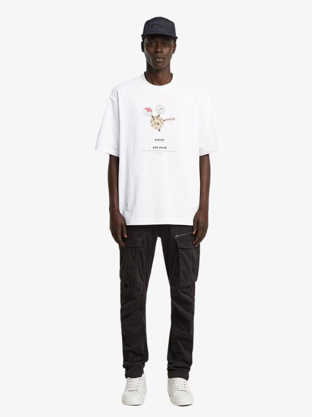 G-Star Archive Print Boxy T-Shirt | White
