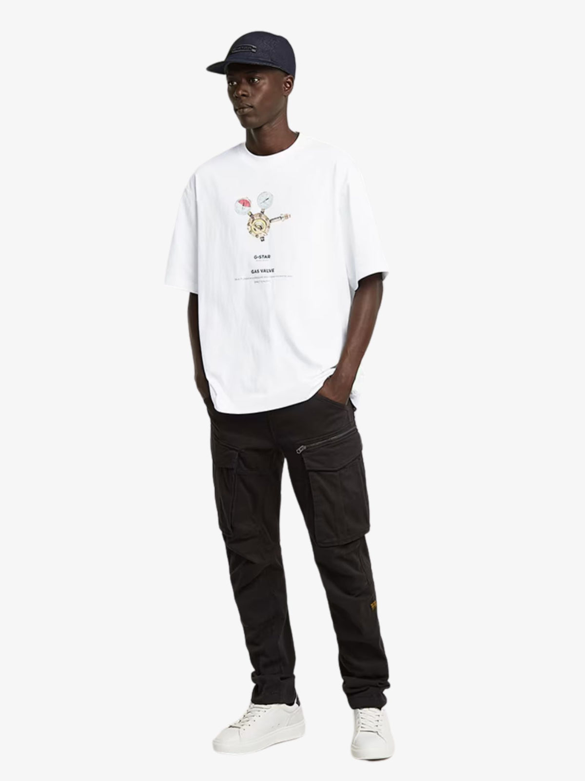 G-Star Archive Print Boxy T-Shirt | White