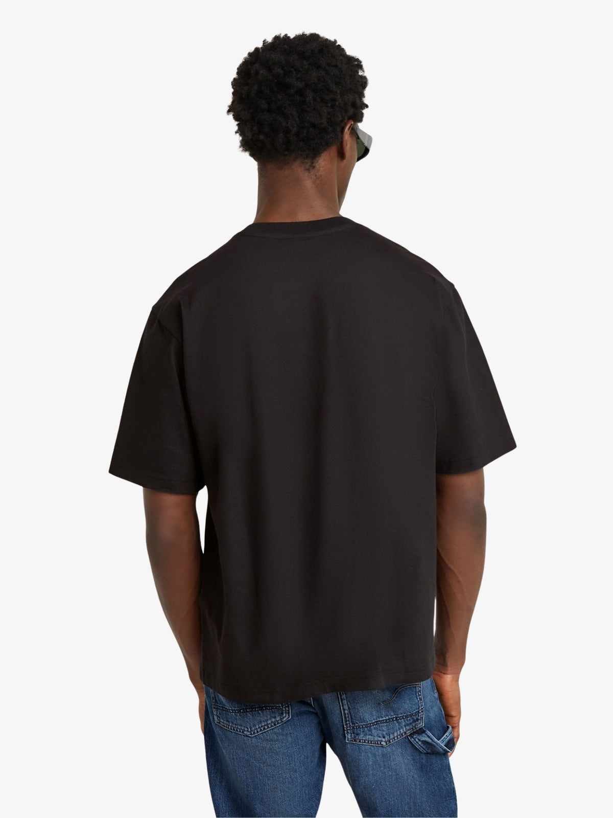 G-Star Gradient Old Skool Logo Boxy | Dark Black