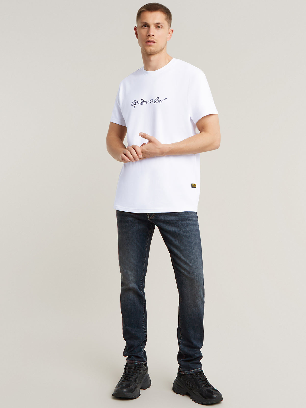 G-Star G Script T-Shirt | White