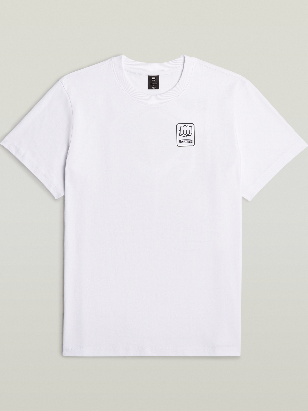 G-Star Back Graphic Loose T-Shirt | White