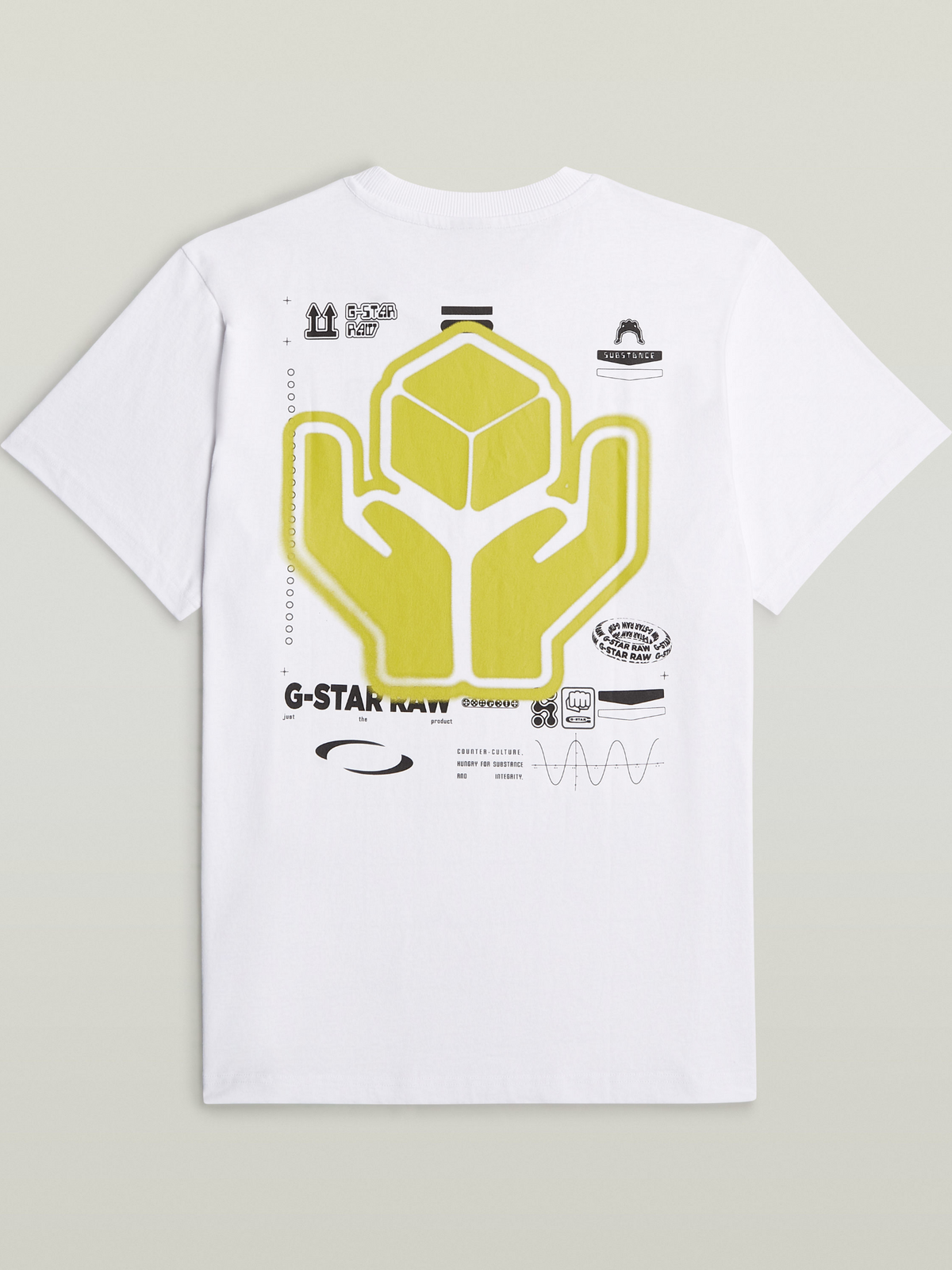 G-Star Back Graphic Loose T-Shirt | White