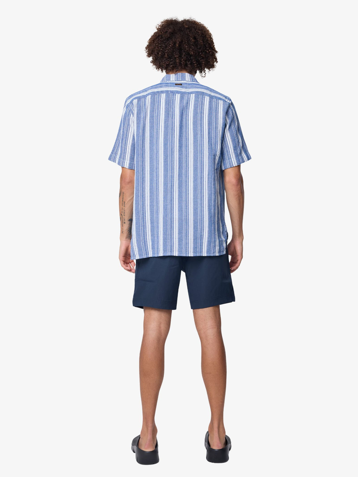 G-Star One Pocket Regular Shirt | Deep Blue Irregular Stripe