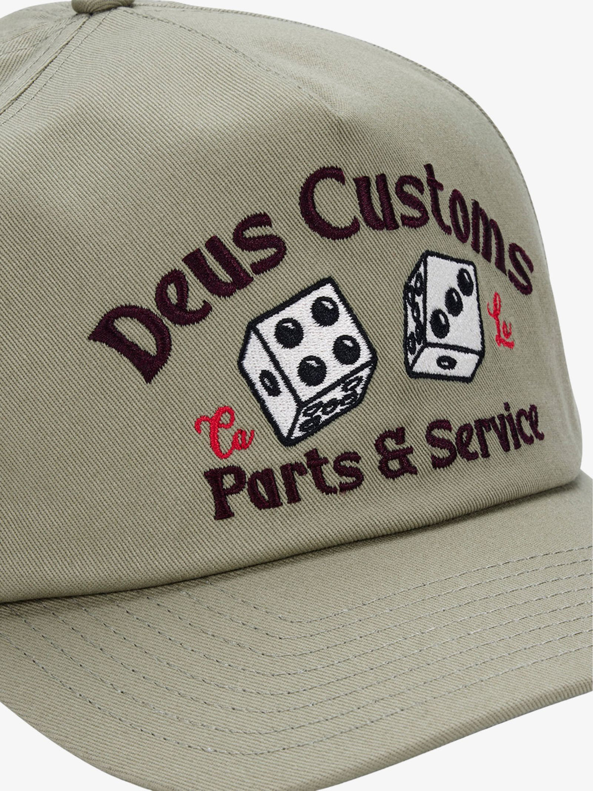 Deus Knucklebones Cap | Olive Green