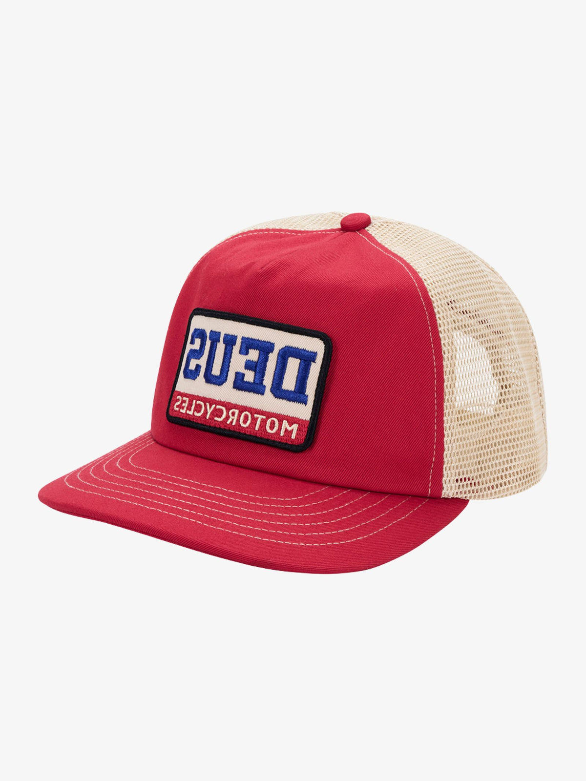 Deus Malden Trucker Cap | Melon Red