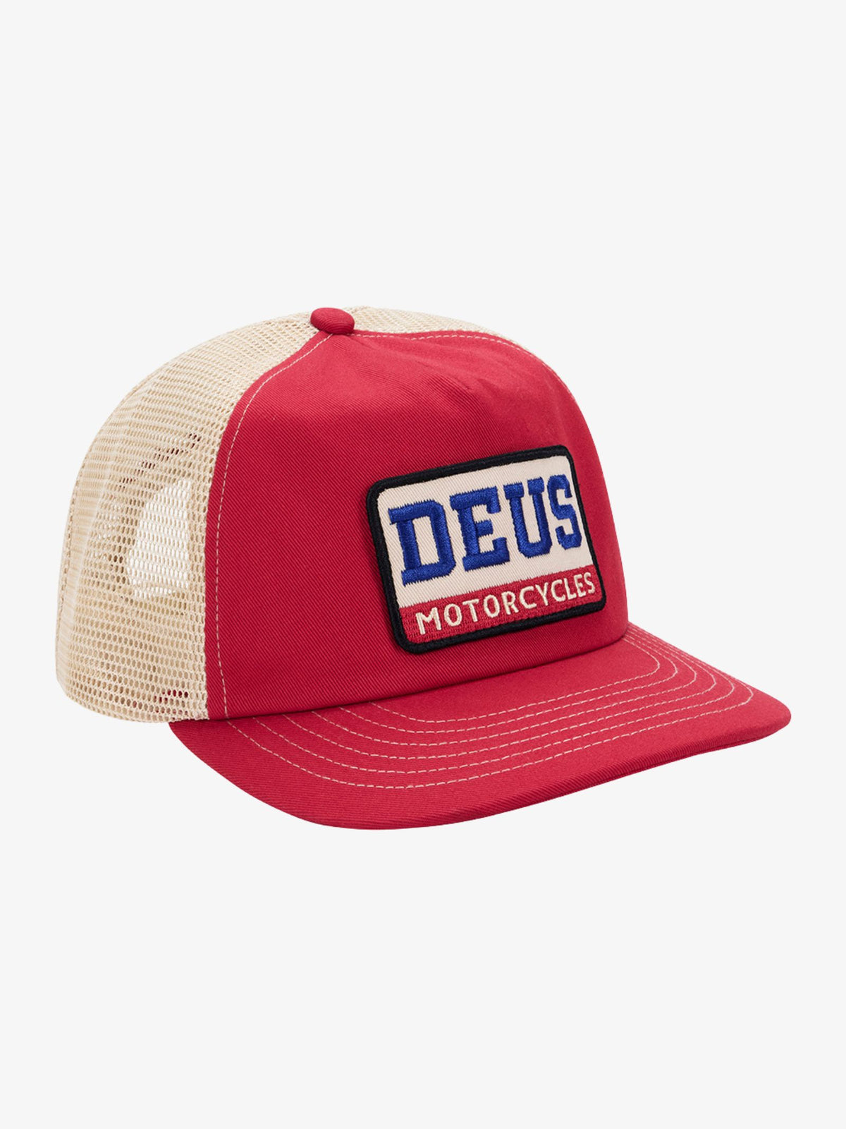 Deus Malden Trucker Cap | Melon Red