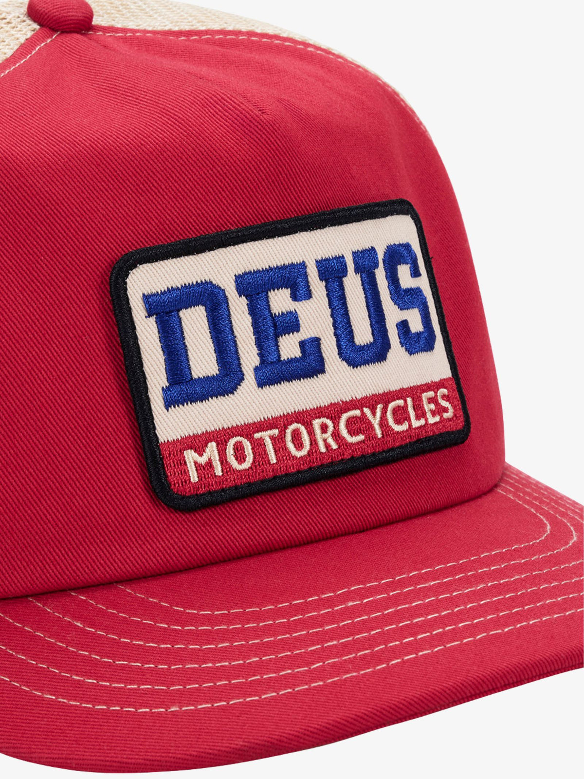 Deus Malden Trucker Cap | Melon Red