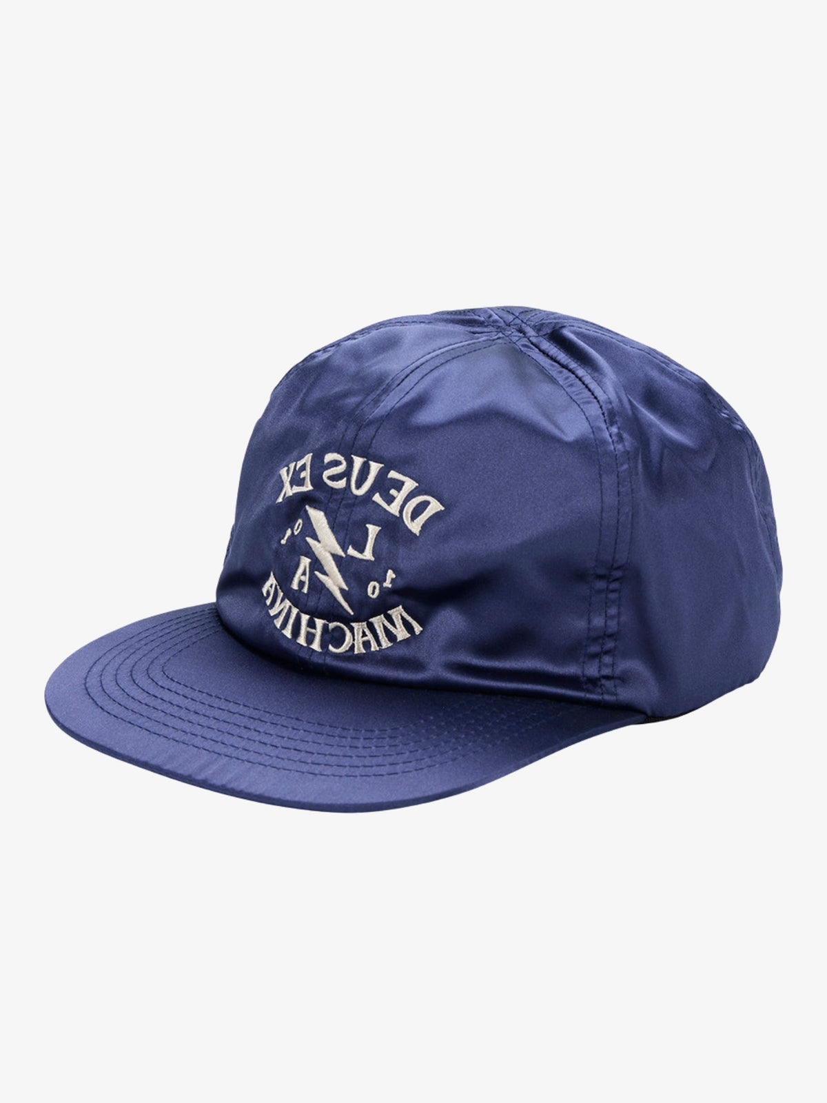 Deus Suka Satin Ball Cap | Mechanic Blue