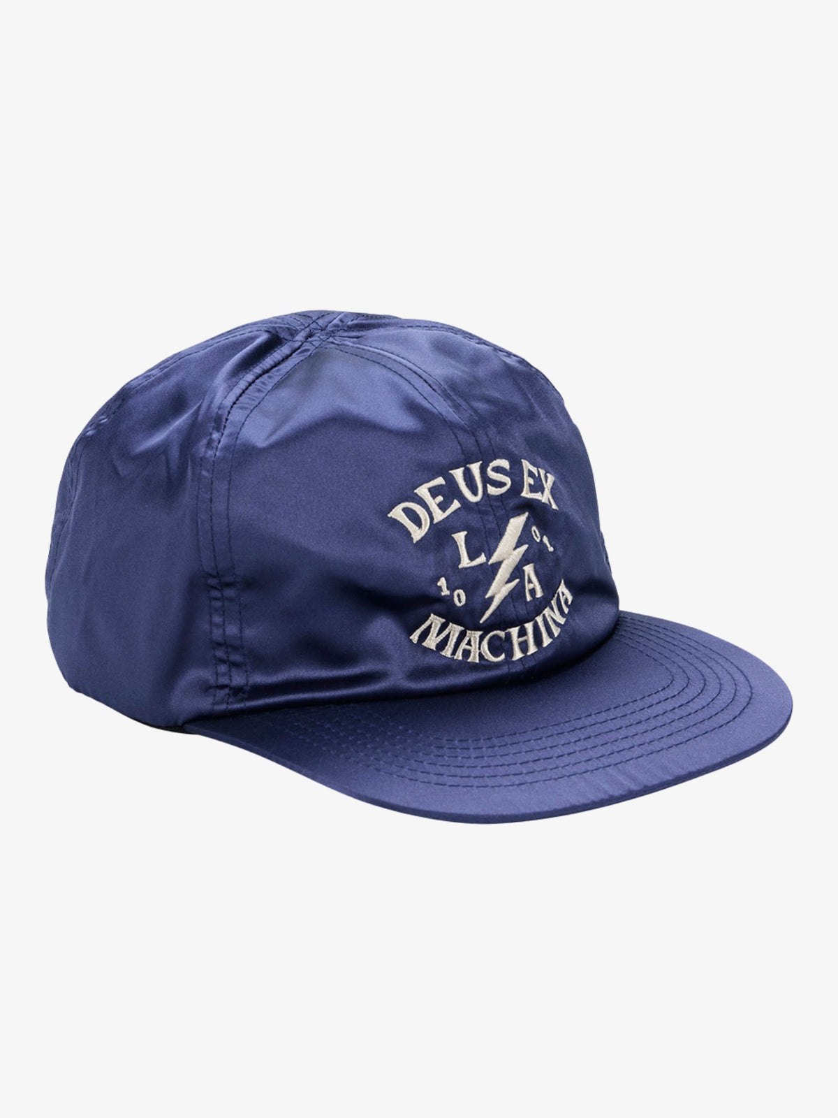 Deus Suka Satin Ball Cap | Mechanic Blue