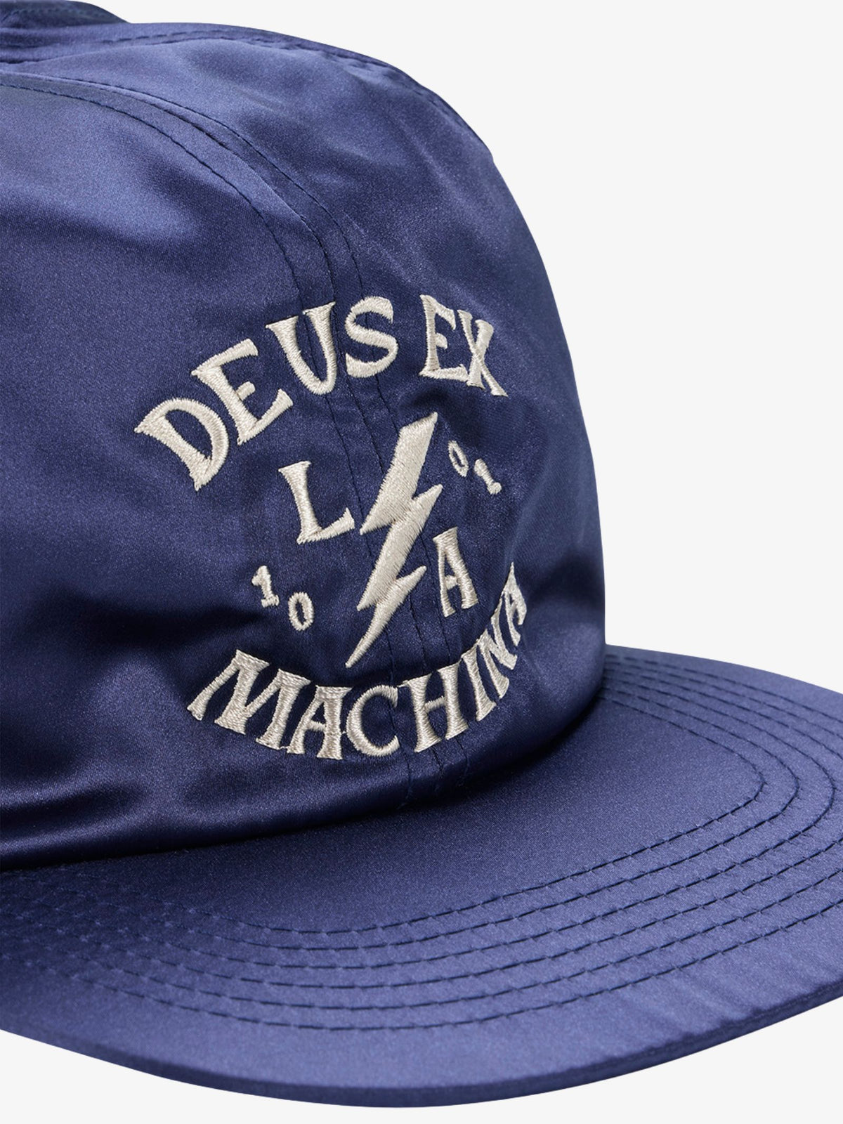 Deus Suka Satin Ball Cap | Mechanic Blue