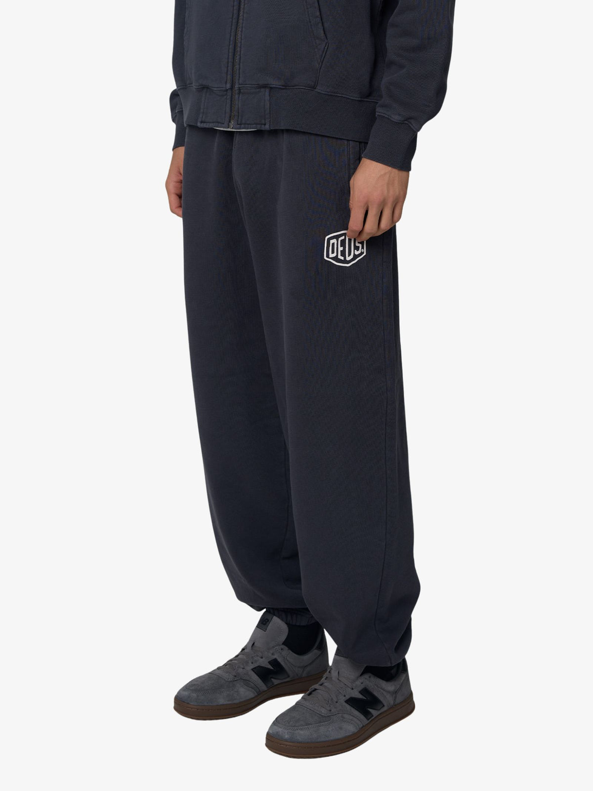 Deus Shield Garment Dyed Track Pants | Black