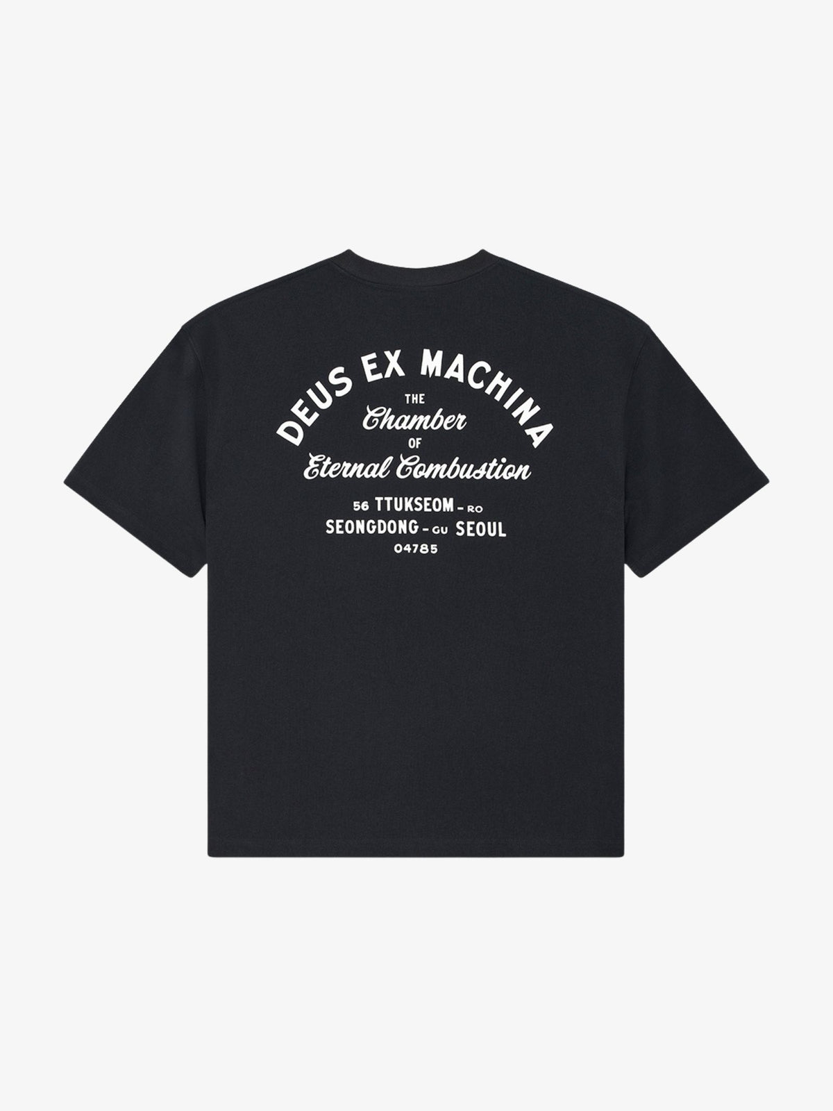 Deus Seoul Sign Tee | Black