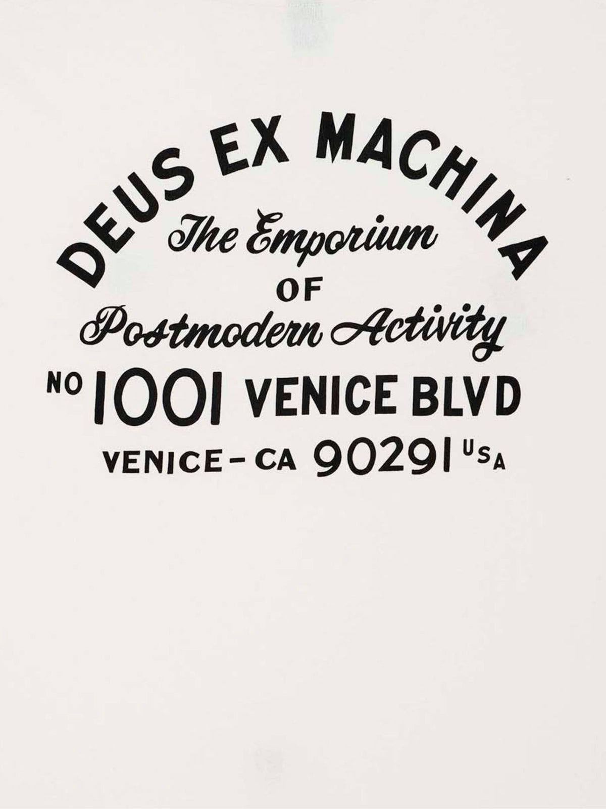 Deus Venice Sign Tee | White