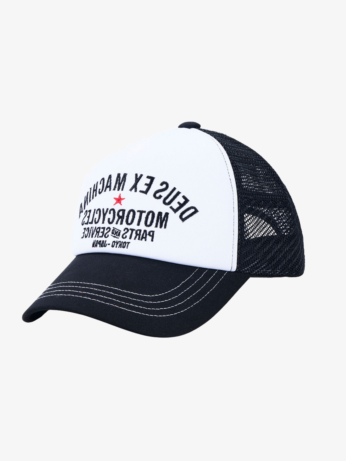 Deus Tokyo Original Address Trucker Cap | Black