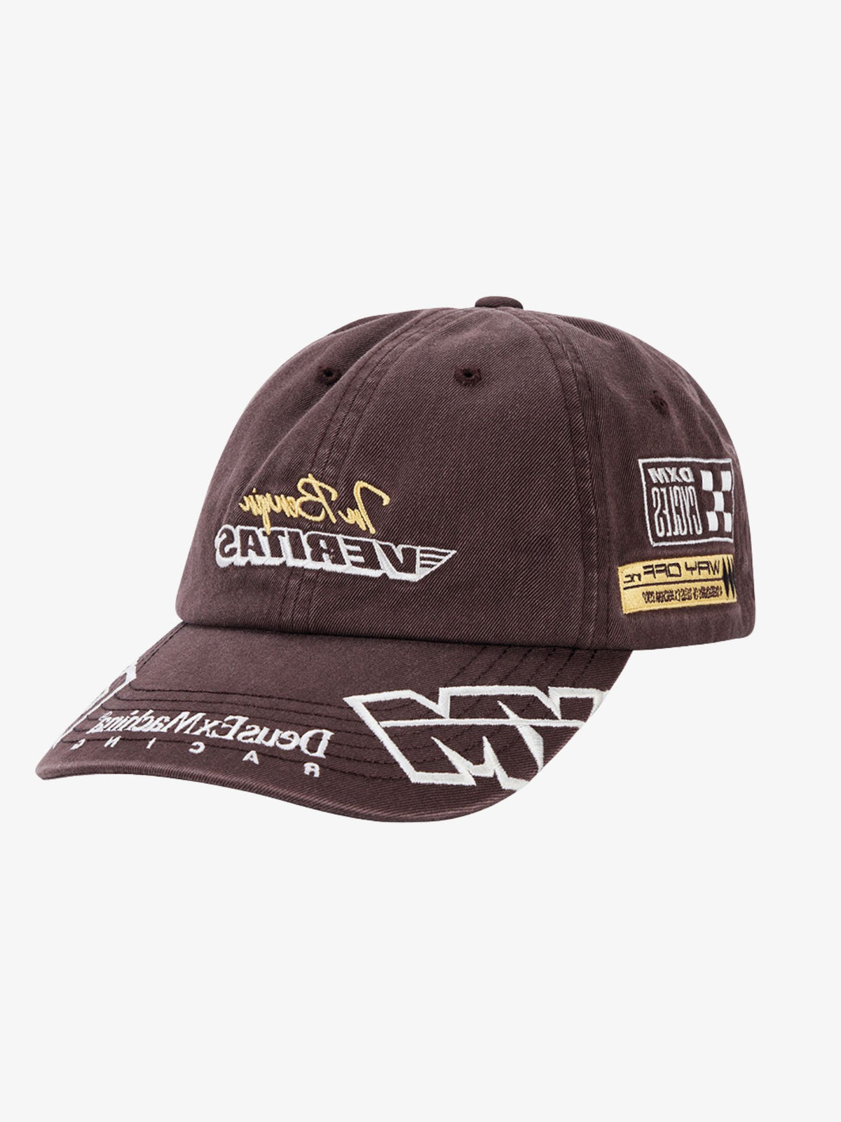 Deus Ace Moto Cap | Brown