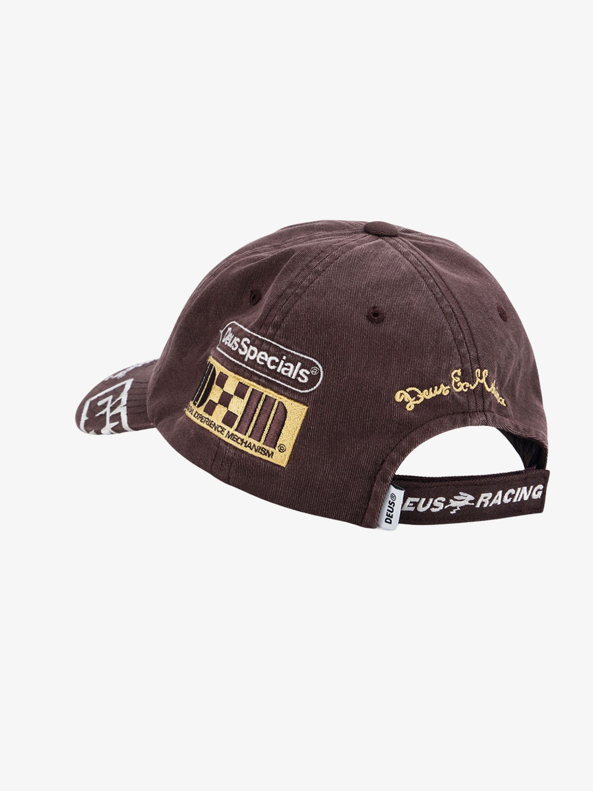 Deus Ace Moto Cap | Brown