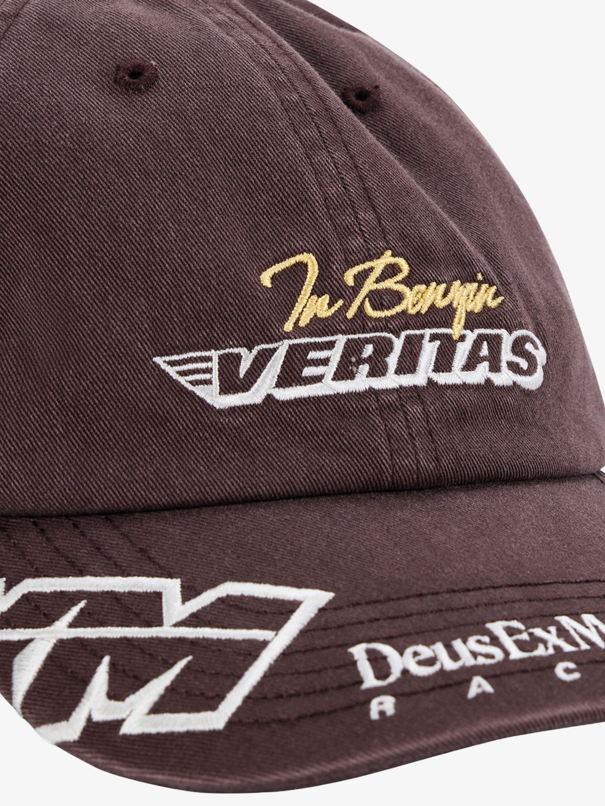 Deus Ace Moto Cap | Brown