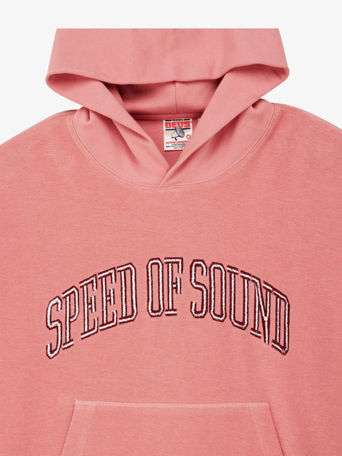 Deus Unfixed Hoodie | Lobster Bisque Pink