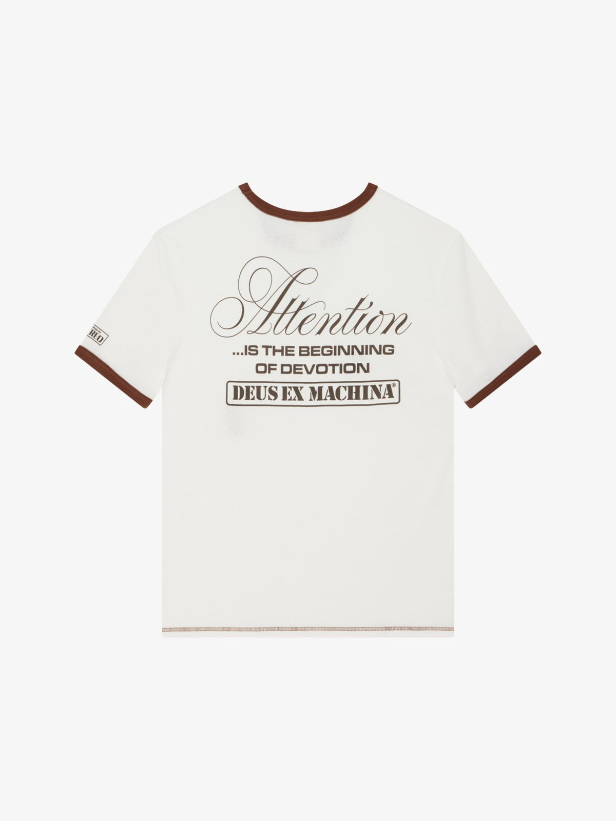 Deus Beat Down Tee | Dirty White