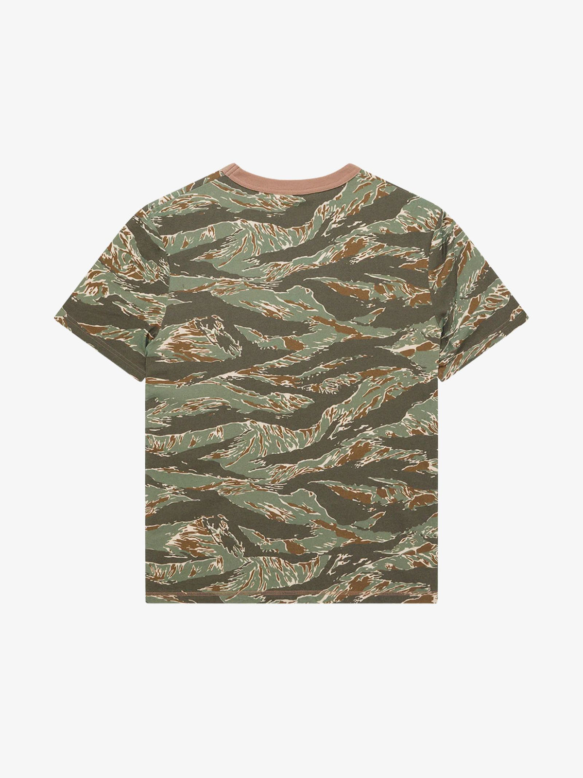 Deus Joyride Ringer Tee | Ground Cover Green