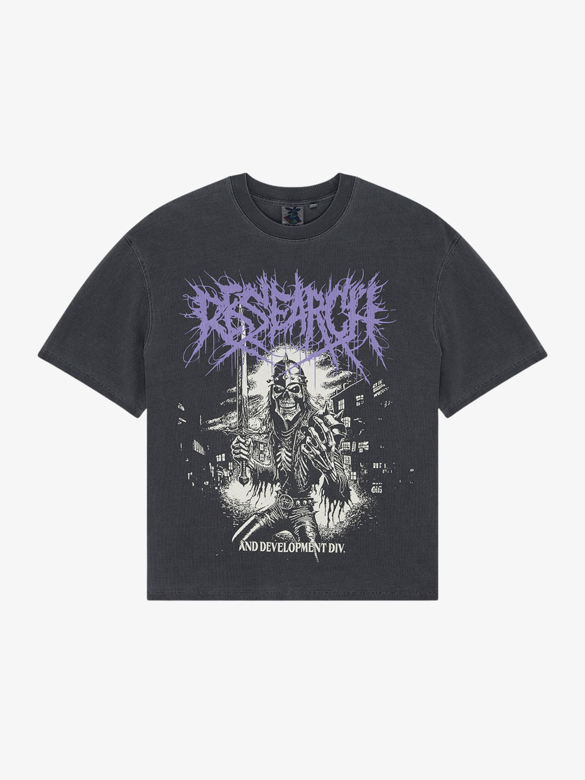 Deus Metal Fabricator Tee | Anthracite