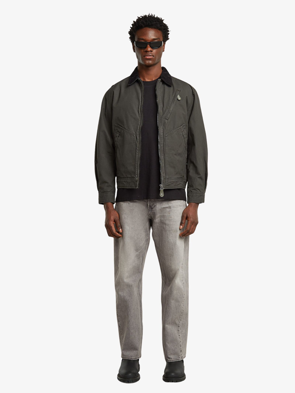 G-Star Boxy Base T-Shirt | Dk Black