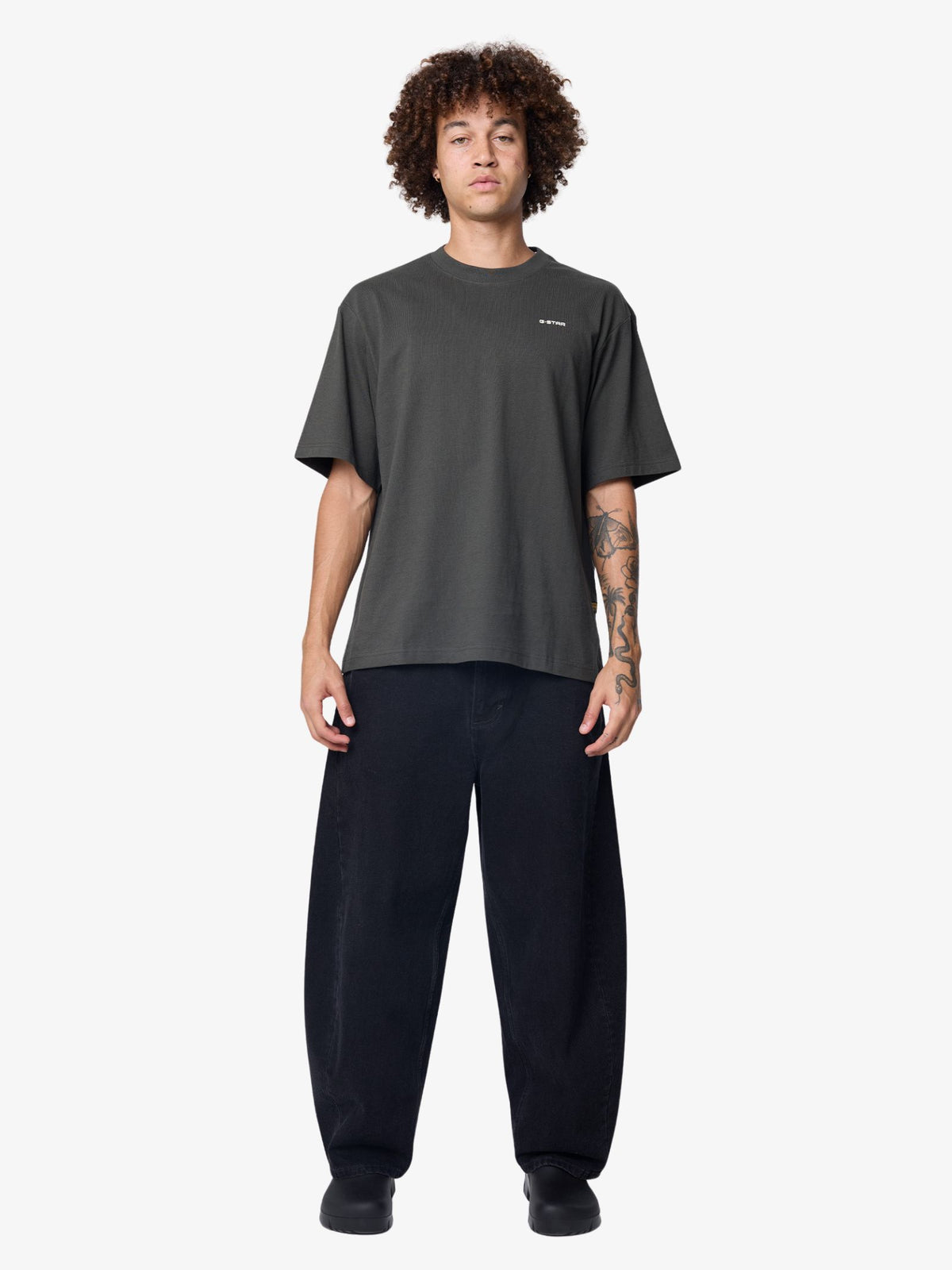 G-Star Boxy Base T-Shirt | Asfalt