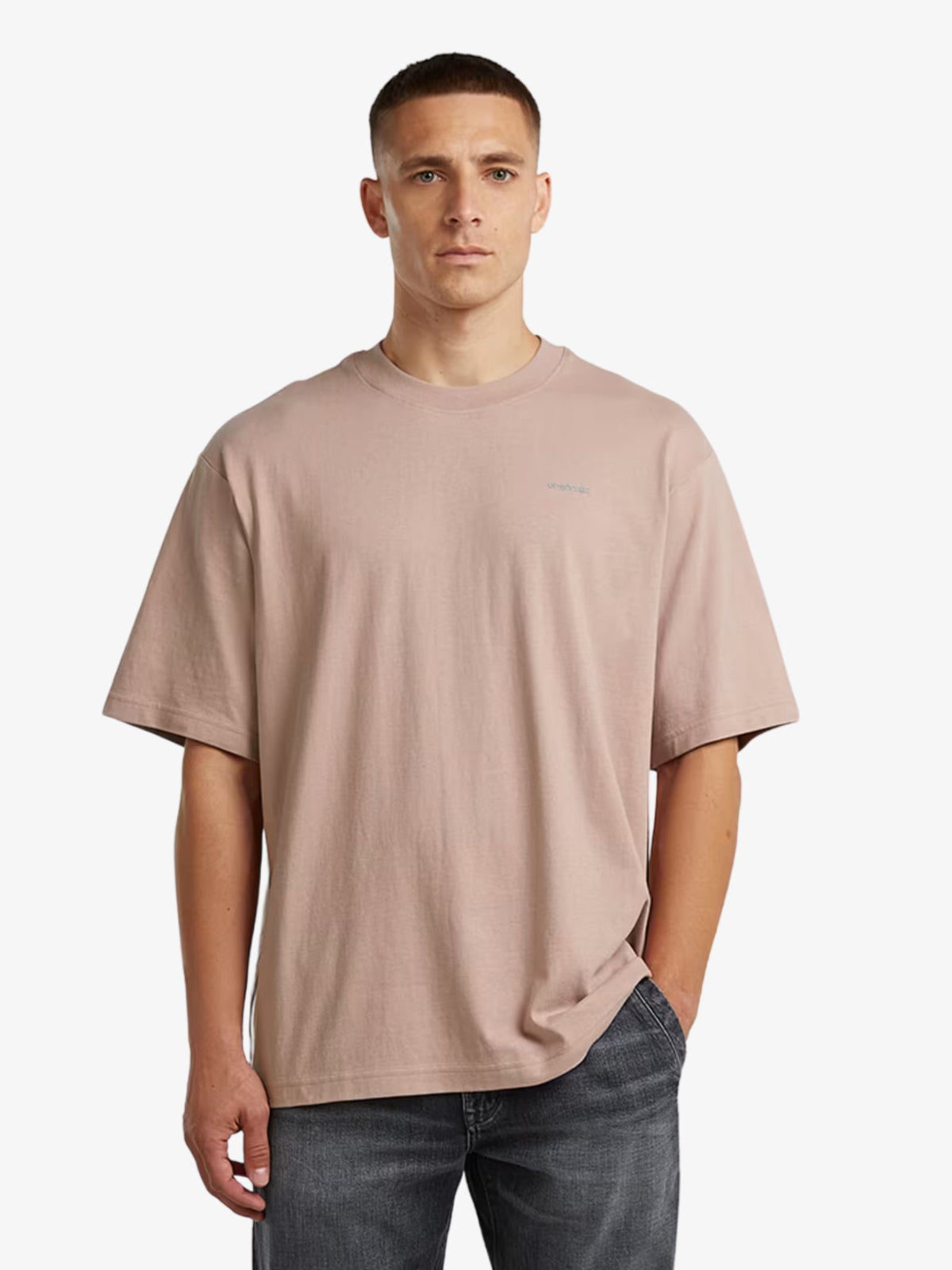 G-Star Boxy Base T-Shirt | Lt Berry Mist