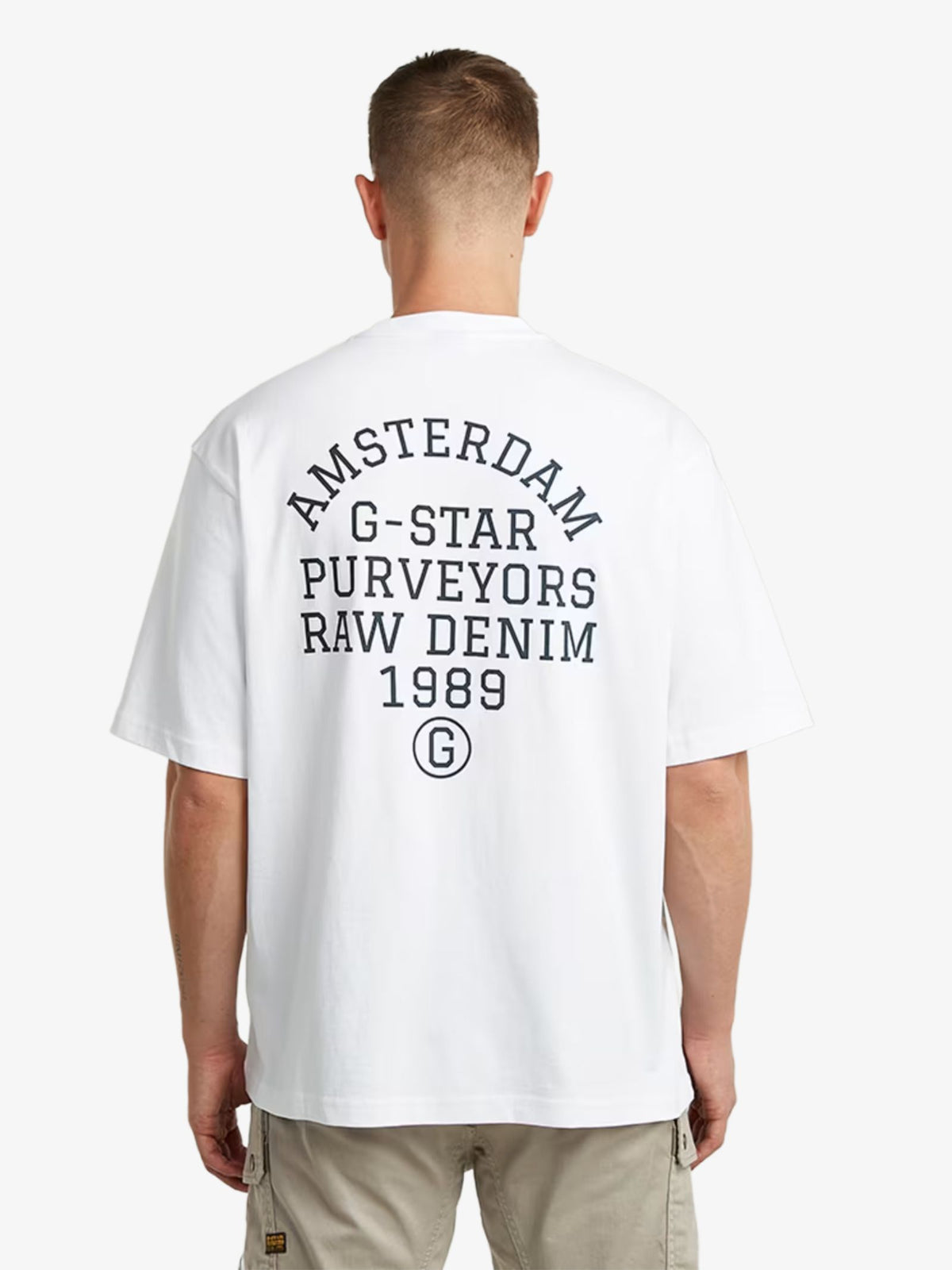 G-Star Graphic Boxy T-Shirt | White