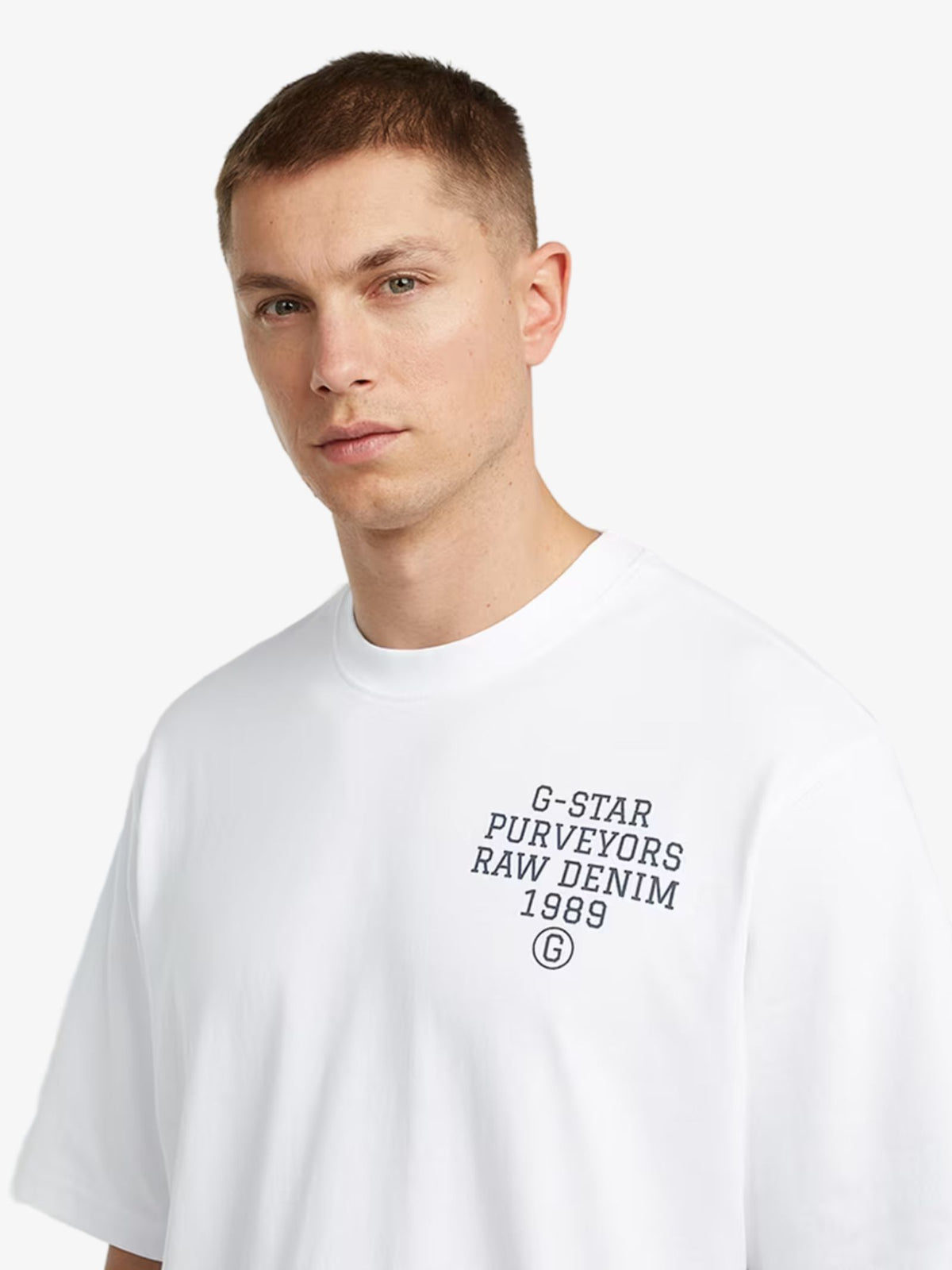 G-Star Graphic Boxy T-Shirt | White